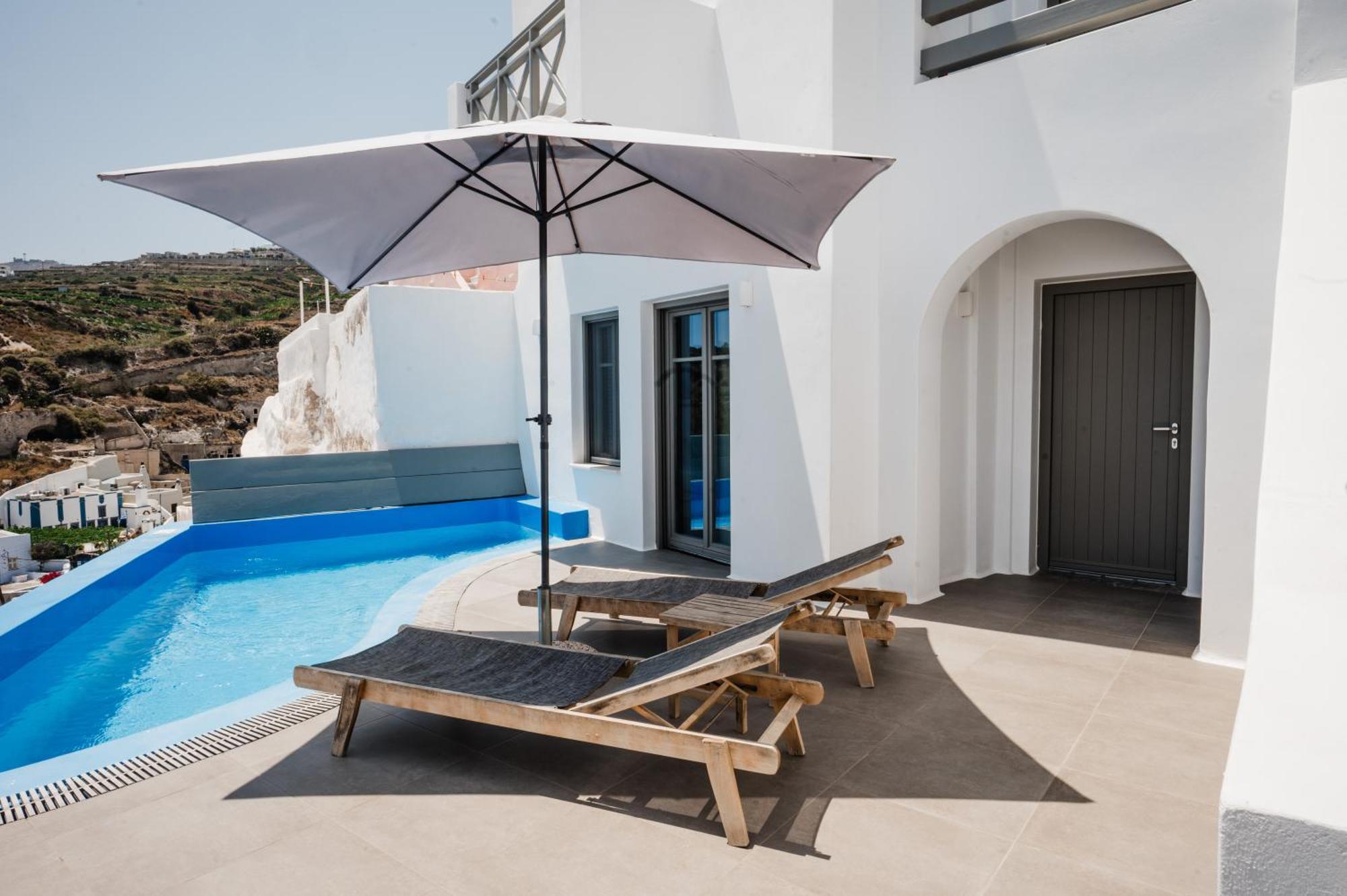 Amphitrite Suites Santorini Vóthon Værelse billede